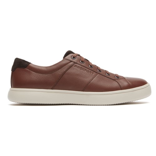 Rockport Jarvis Lace-to-Toe Men's Sneakers Dark Brown | W3Y0Q-PH