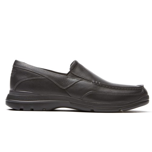 Rockport Junction Point Slip-On Men's Loafers Black | TIGO4-PH