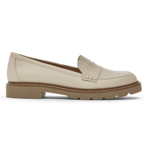 Rockport Kacey Penny Women's Loafers Cream | KLTIH-PH