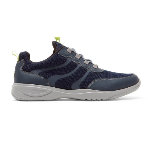 Rockport Metro Path Ghillie Men's Sneakers Navy | 4O3P5-PH