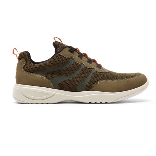 Rockport Metro Path Ghillie Men's Sneakers Brown | UHOLJ-PH