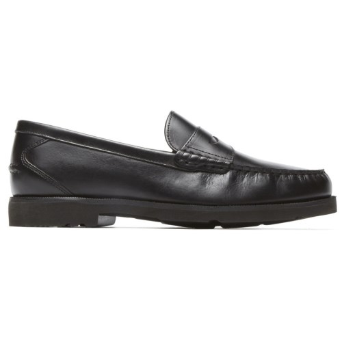 Rockport Modern Prep Penny Men's Loafers Black | SJZU5-PH