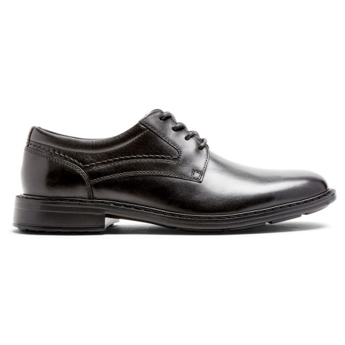 Rockport Parsons Plain Toe Men's Oxfords Shoes Black | 1WU5X-PH