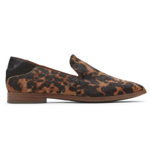 Rockport Perpetua Women's Loafers Leopard | QXOSN-PH