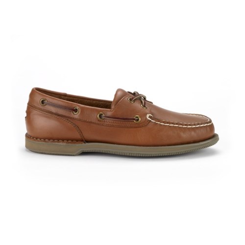 Rockport Perth Men's Boat Shoes Brown | NY2VQ-PH