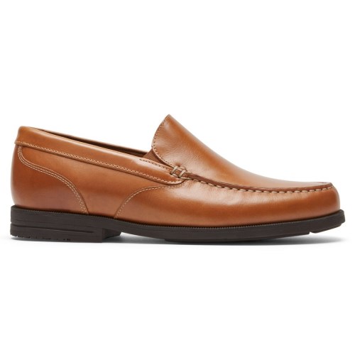 Rockport Preston Venetian Men's Loafers Brown | R3GPH-PH