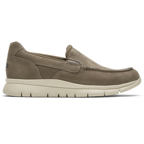 Rockport Primetime Moc Men's Slip On Sneakers Brown | QWSUG-PH