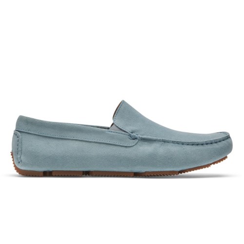 Rockport Rhyder Venetian Men's Loafers Blue | UJ2N3-PH