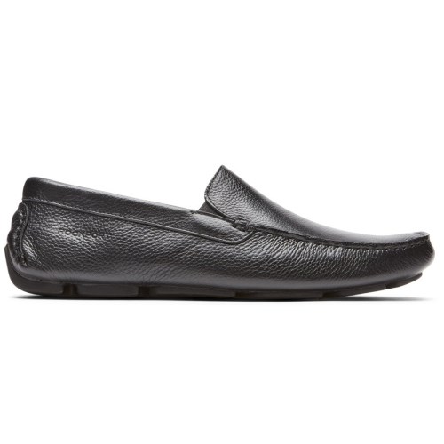 Rockport Rhyder Venetian Men's Loafers Black | ULSXH-PH