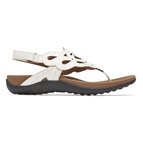 Rockport Ridge Sling Women's Sandals White | VW5IG-PH