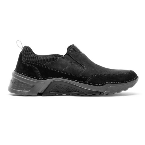 Rockport Rocsports Men's Slip On Sneakers Black | TXP13-PH