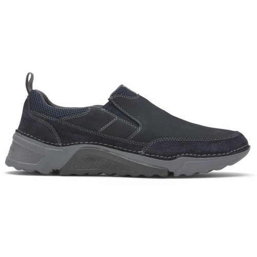 Rockport Rocsports Men's Slip On Sneakers Navy | YJSG0-PH