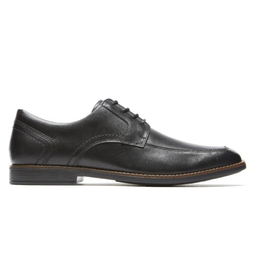 Rockport Slayter Apron Toe Men's Oxfords Shoes Black | IQZMR-PH