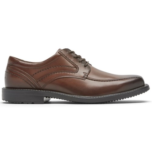 Rockport Style Leader 2 Bike Toe Men's Oxfords Shoes Dark Brown | N3GLO-PH