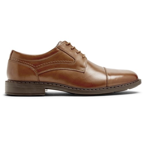 Rockport Tanner Cap Toe Men's Oxfords Shoes Brown | X0O1K-PH