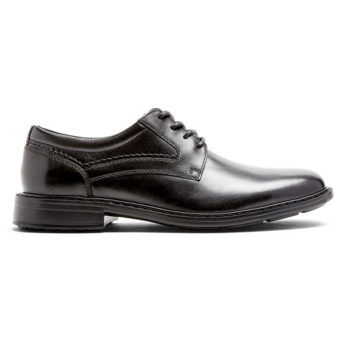 Rockport Tanner Plain Toe Men's Oxfords Shoes Black | G1IR4-PH