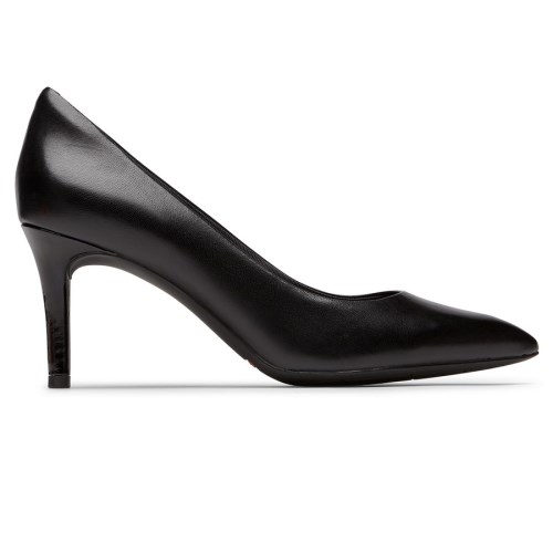 Rockport Total Motion 75mm Pointet Toe Women's Heels Black | U0WHN-PH