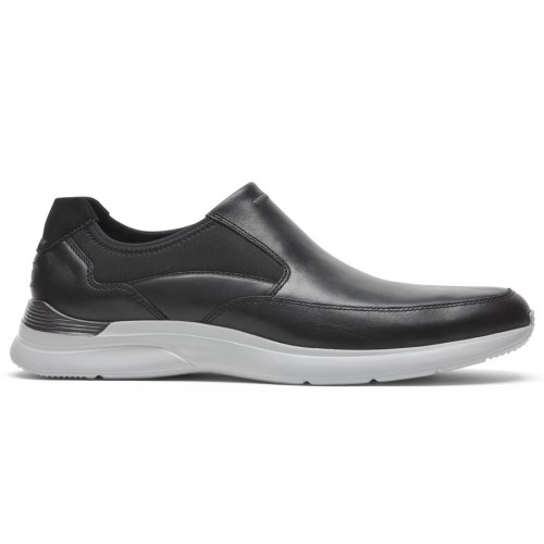 Rockport Total Motion Active Men's Slip On Sneakers Black | UXSLG-PH