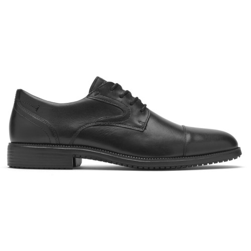 Rockport Total Motion DresSport Cap Toe Men's Oxfords Shoes Black | JYPSW-PH