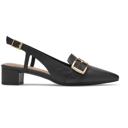 Rockport Total Motion Gracie Buckle Women's Heels Black | UZVOH-PH