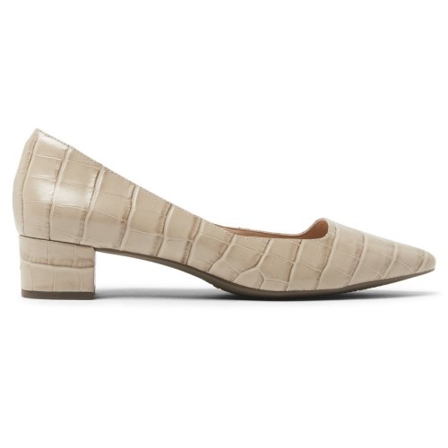 Rockport Total Motion Gracie Women's Heels Beige | 1HJU0-PH