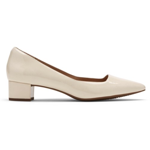 Rockport Total Motion Gracie Women's Heels Cream | NSTUL-PH