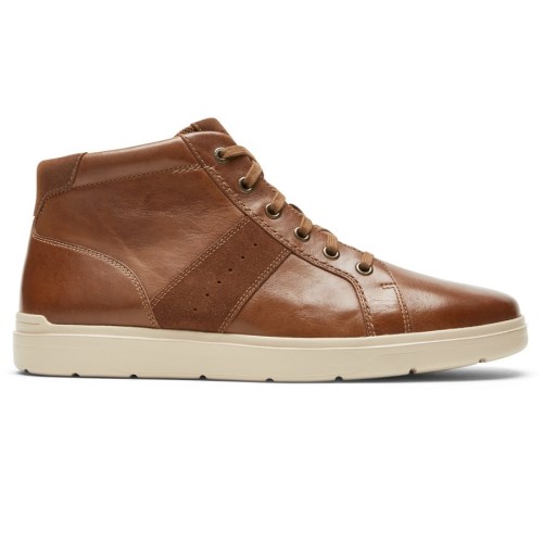 Rockport Total Motion Lite Zip Men's Sneakers Brown | QLW0O-PH