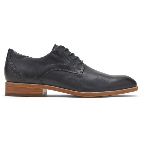 Rockport Total Motion Office Plain Toe Men's Oxfords Shoes Black | UNYOI-PH