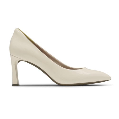 Rockport Total Motion Sheehan Women's Heels Cream | Z2JMI-PH