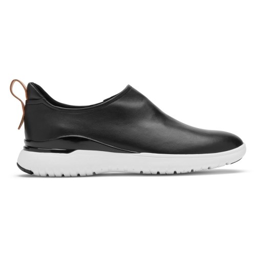 Rockport Total Motion Sport High Women's Slip On Sneakers Black | H3WYZ-PH