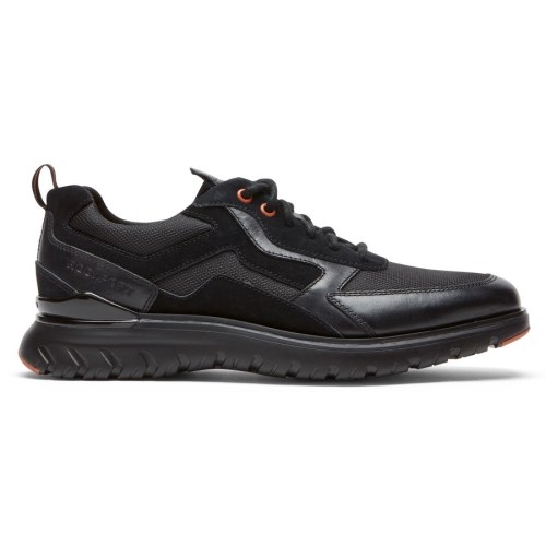 Rockport Total Motion Sport Mesh Oxford Men's Sneakers Black | 0WGKV-PH