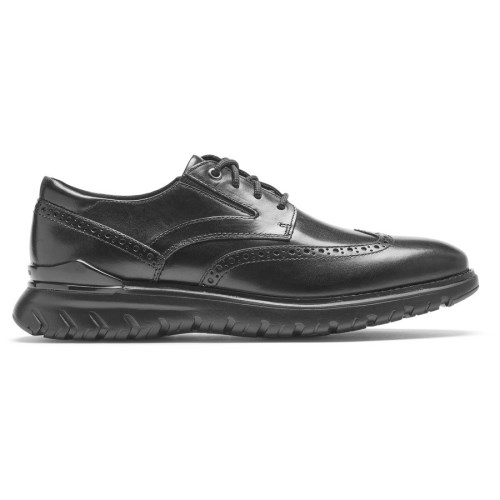 Rockport Total Motion Sport Wingtip Men's Oxfords Shoes Black | UHXZ0-PH