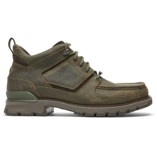 Rockport Total Motion Trek Umbwe Waterproof Men's Boots Olive | U5WZ1-PH