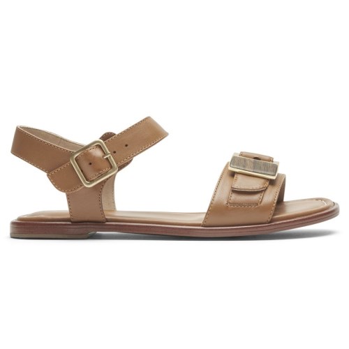 Rockport Total Motion Zadie Buckle Women's Sandals Brown | 5HYMU-PH