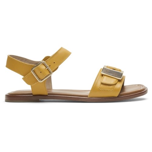 Rockport Total Motion Zadie Buckle Women's Sandals Yellow | ZP1XV-PH