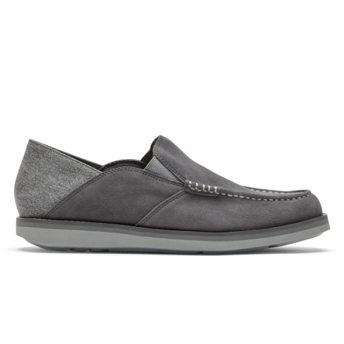 Rockport Tucker Venetian Crush Back Men's Loafers Grey | TLIUM-PH