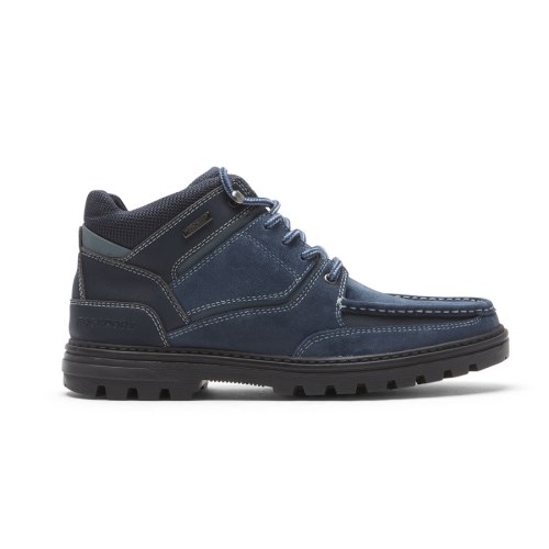 Rockport Weather-Ready Waterproof Men's Boots Navy | QIY4O-PH