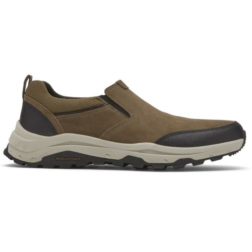 Rockport XCS Birchfield Trekker Men's Slip On Sneakers Brown | KQR41-PH