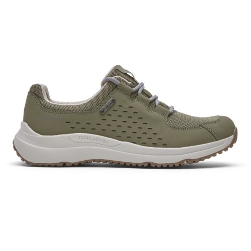 Rockport XCS Total Motion Trail Waterproof Women's Slip On Sneakers Olive | SG0K4-PH