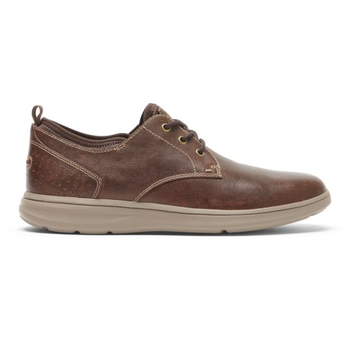 Rockport Zaden Plain Toe Oxford Men's Sneakers Dark Brown | 015SM-PH