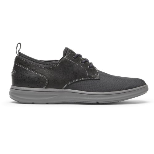 Rockport Zaden Plain Toe Oxford Men's Sneakers Black | 4YLWR-PH