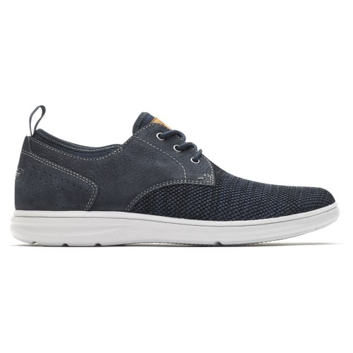 Rockport Zaden Plain Toe Oxford Men's Sneakers Navy | TKLGQ-PH