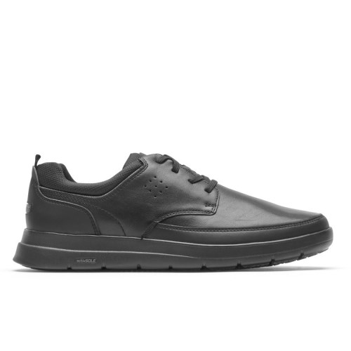 Rockport truFLEX Cayden Plain Toe Men's Sneakers Black | HWU4N-PH