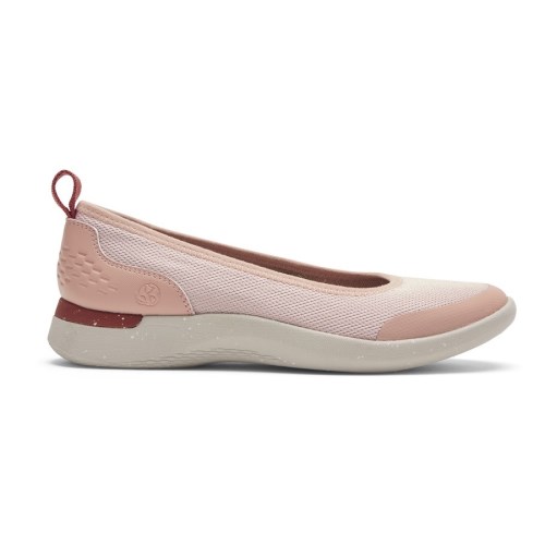 Rockport truFLEX Fly Knit Women's Ballet Flats Pink | HP0ZJ-PH